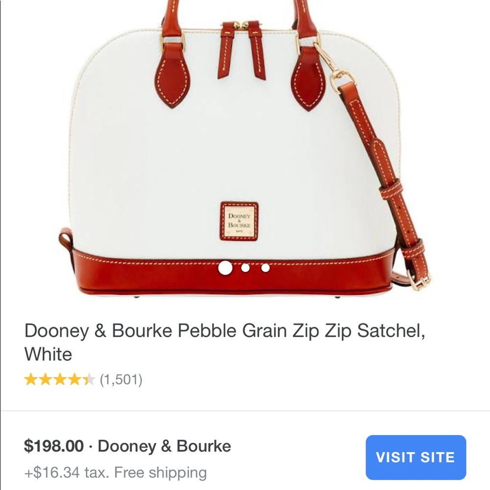 White and black leather Rooney & Bourke purse
